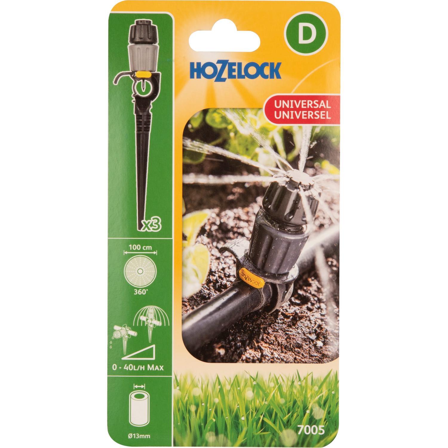 Universal Sprinkler Pegs 13mm 3 Pegs