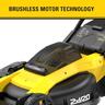 18V Brushless 51cm Mower Kit with 2 x 4.0Ah Batteries