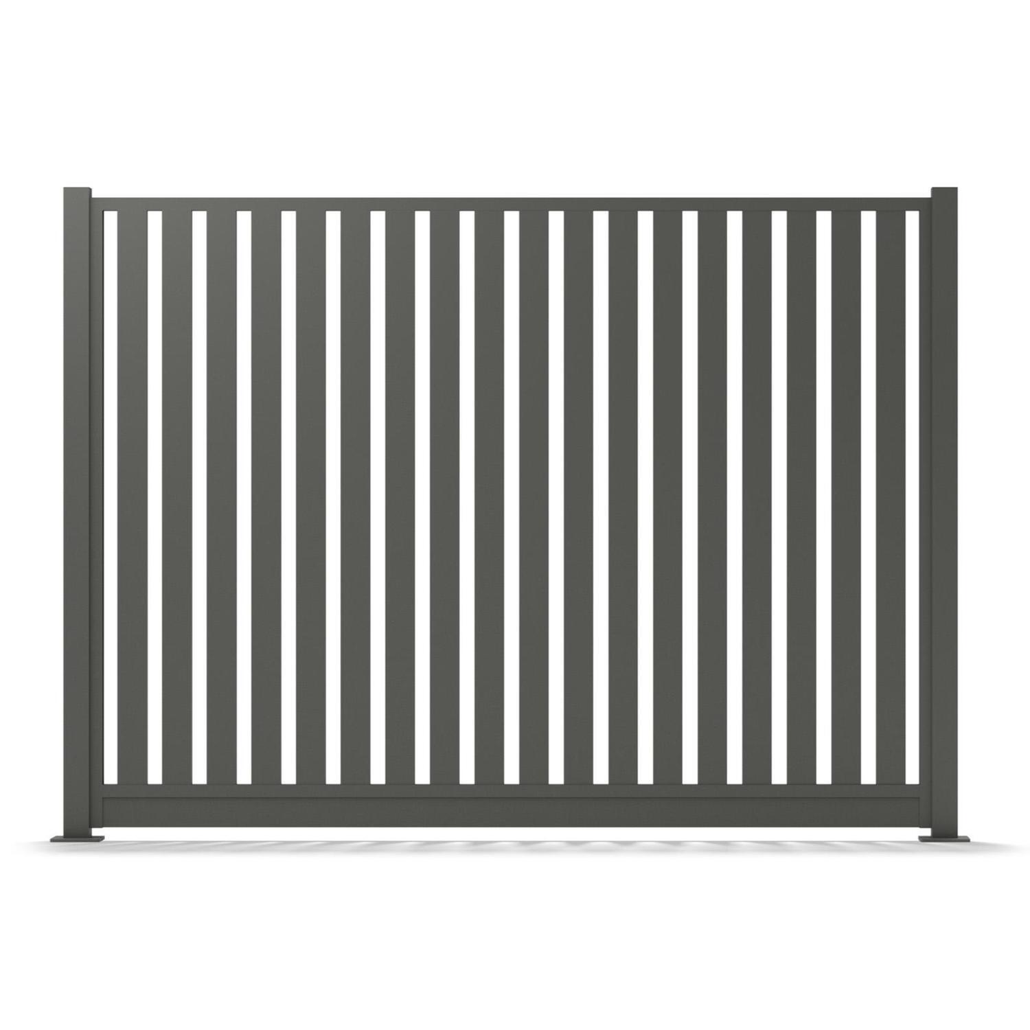 Fence Panel W: 2350mm H: 1800mm Slate Grey