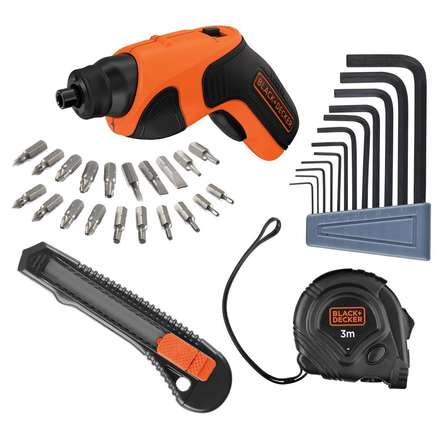 3.6V Cordless Screwdriver and Hand Tools Kit