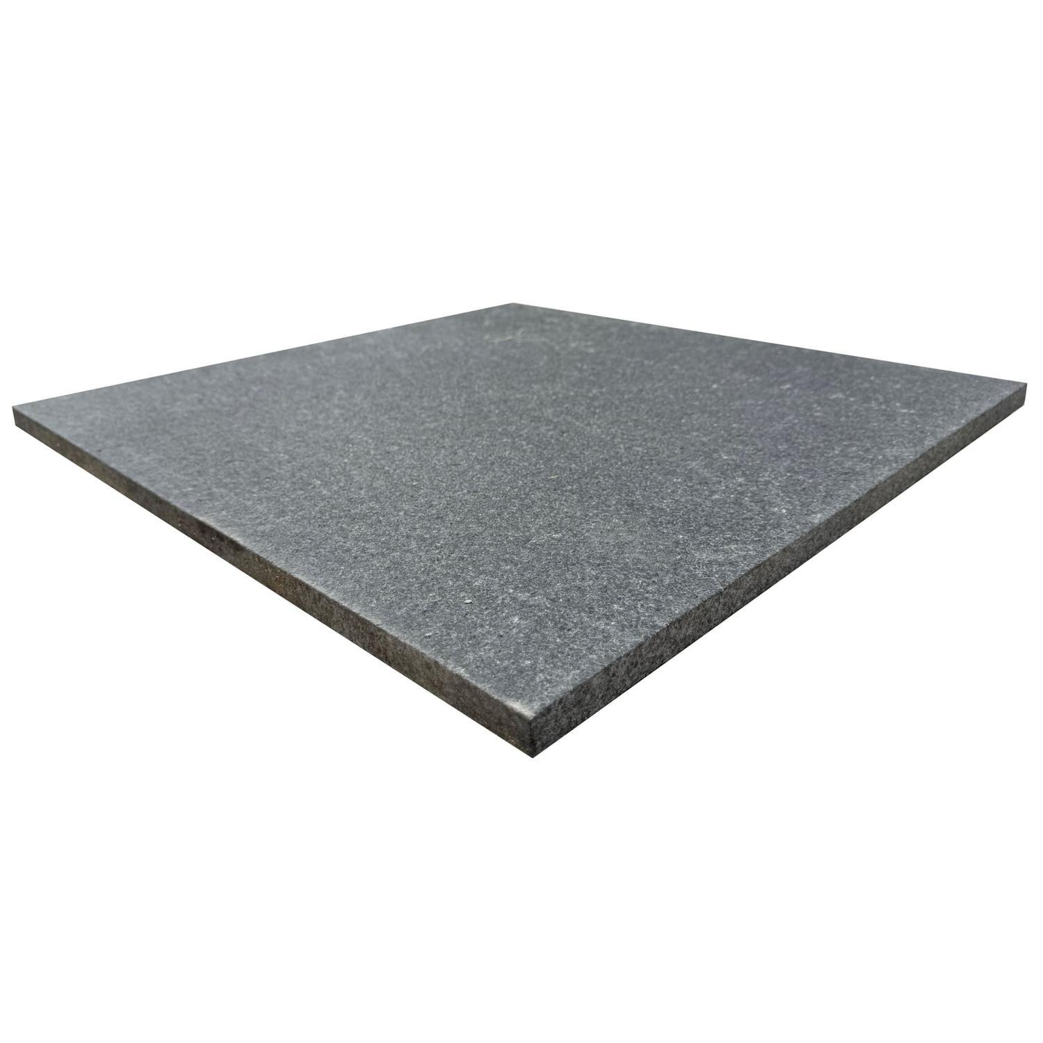 Flamed Granite Dropdown Paver H:60mm,W: 300mm, D:600mm Black