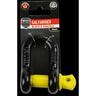 D Shackle  13mm Galvanised Black