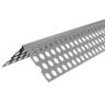 90 Deg Perforated External Angle 2.4m Silver