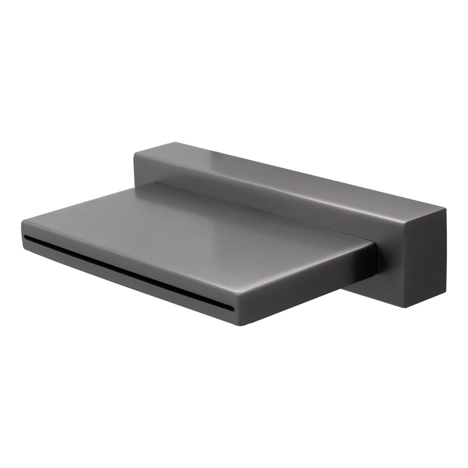 Waterfall Bath Spout  Gun Metal