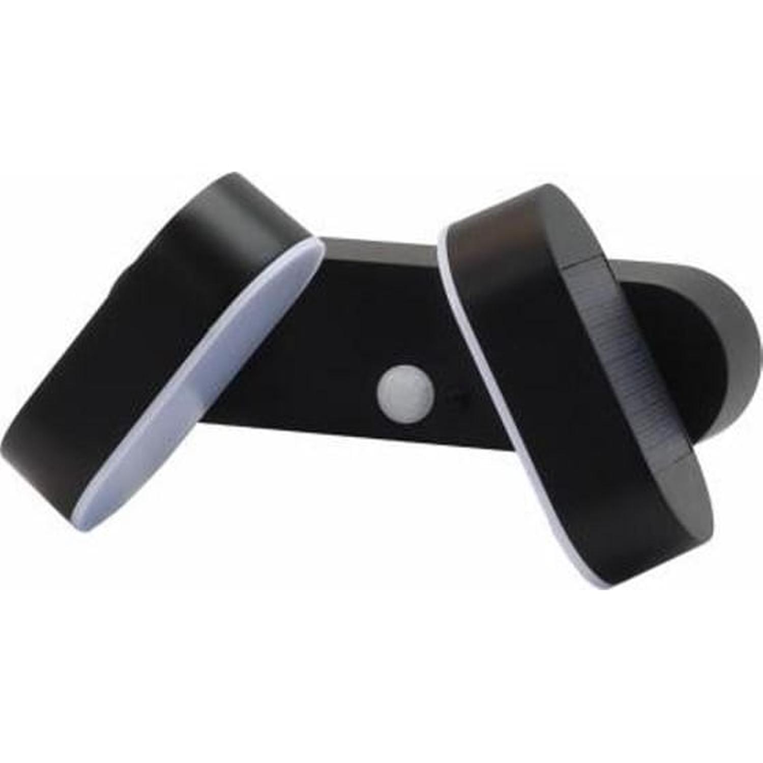 Solar Twin Head Sensor Wall Light