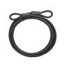 Braided Steel Cable 10mm x 4.6m Black