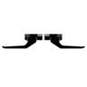 Window Handle Wedgeless High Profile Right & Left Hand 93mm Black
