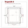 Wood Fitting Medium Dog Door Slimline