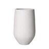 Round Terrazzo Vase Pot M White
