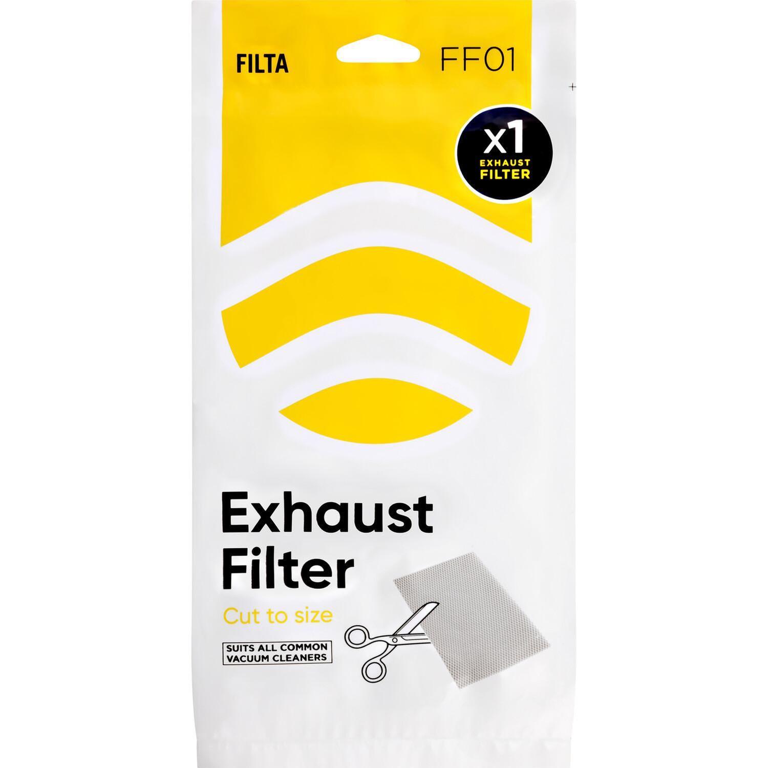 Vacuum Cleaner Universal Dust Filter 250mm x 200mm
