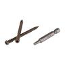 TOPLoc Dark Cocoa TOPLoc 65mm Composite Decking Surface Fix Screws 350 pack