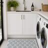 Matakana 50x80 Geometric Blue Outdoor Mat