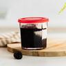 Glass Jar with Plastic Lid Set of 6