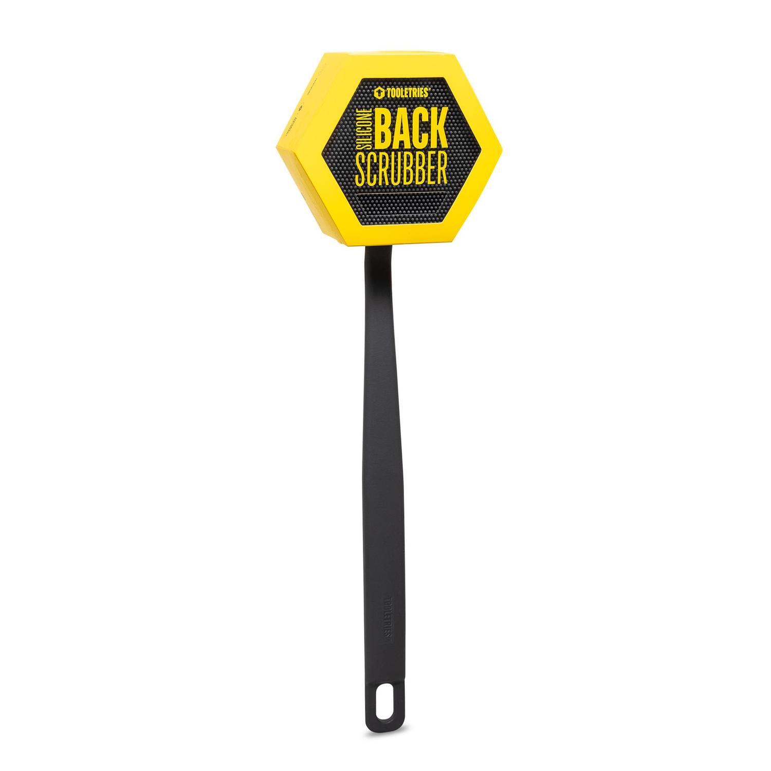Back Scrubber with Handle  Black