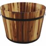 Round Acacia Wooden Barrel Large Natural