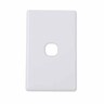 Grid Plate And Cover 1 Gang White