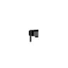 Window Handle Low Profile Left-Hand Sub Fix 80mm Black