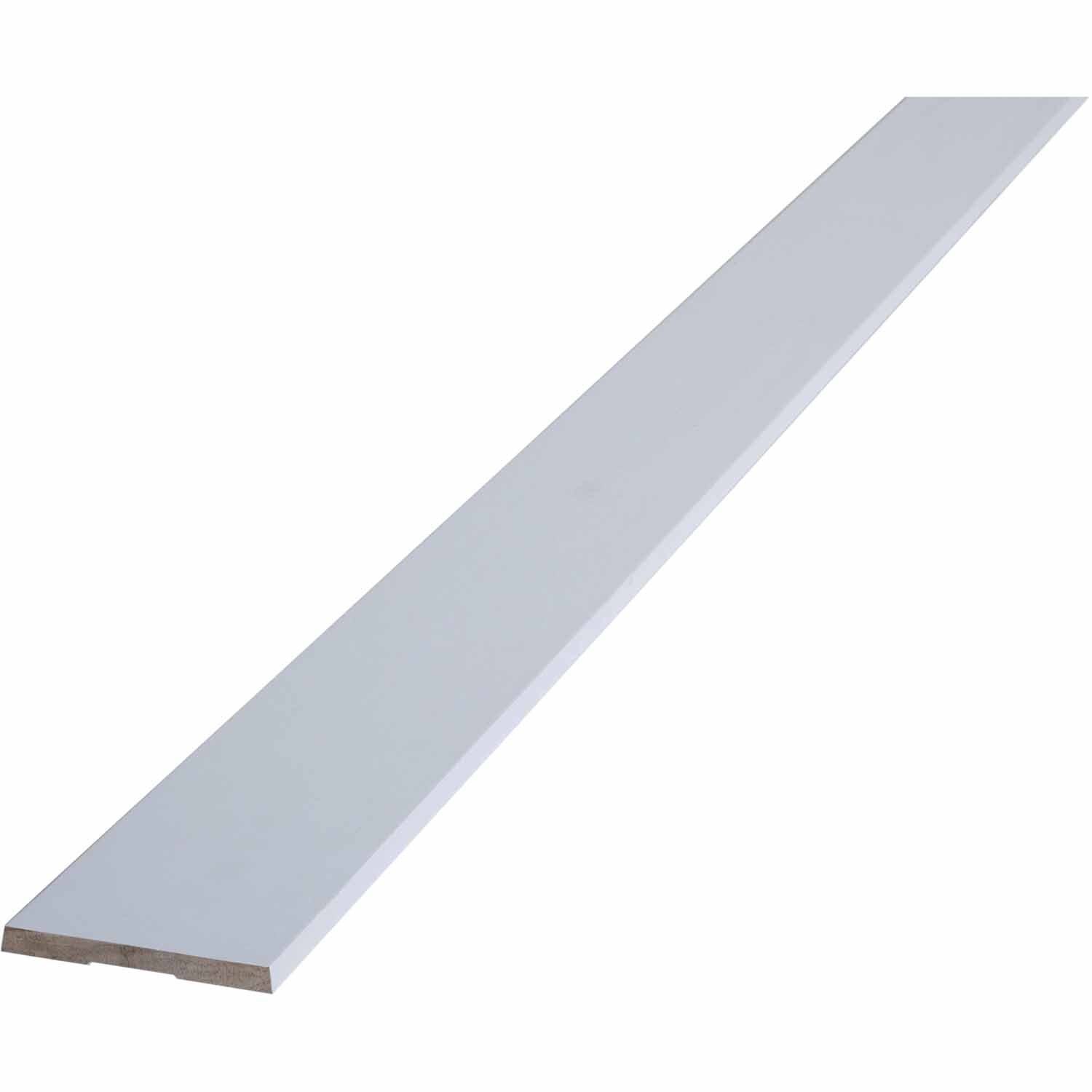 Radiata Bevelled Architrave Fingerjointed Untreated Moulding W:90mm, D:10mm, L:5400mm