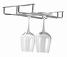 Double Row Chrome Plated Glass Stemware Rack 28cm