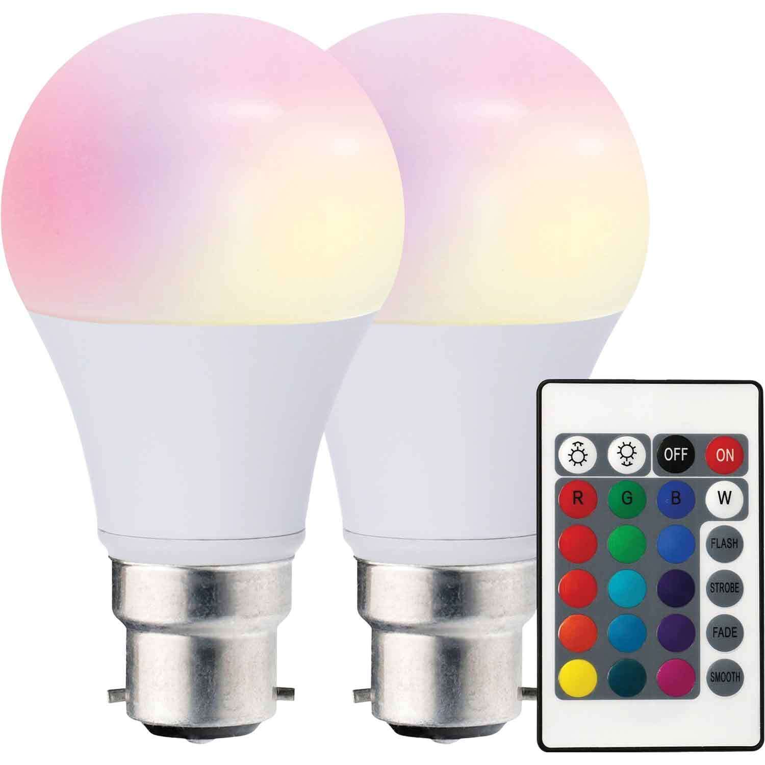 Light Bulb 2 Pack 10W RGB