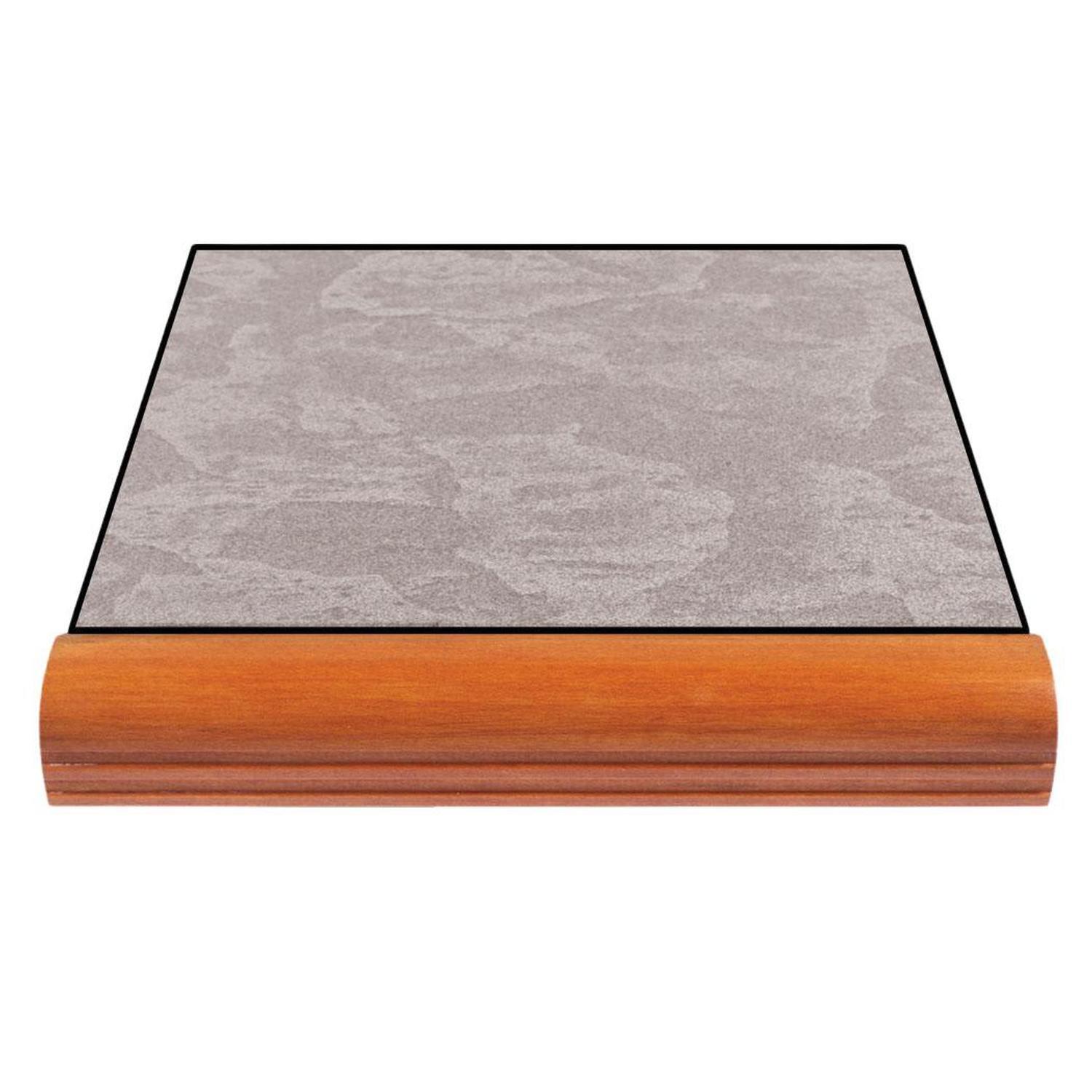 Rimu 1300 Corner Ash Floor Protector - Charcoal tile