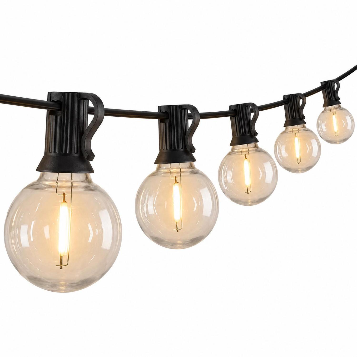 40 Bulb Recgargeable Festoon Lights