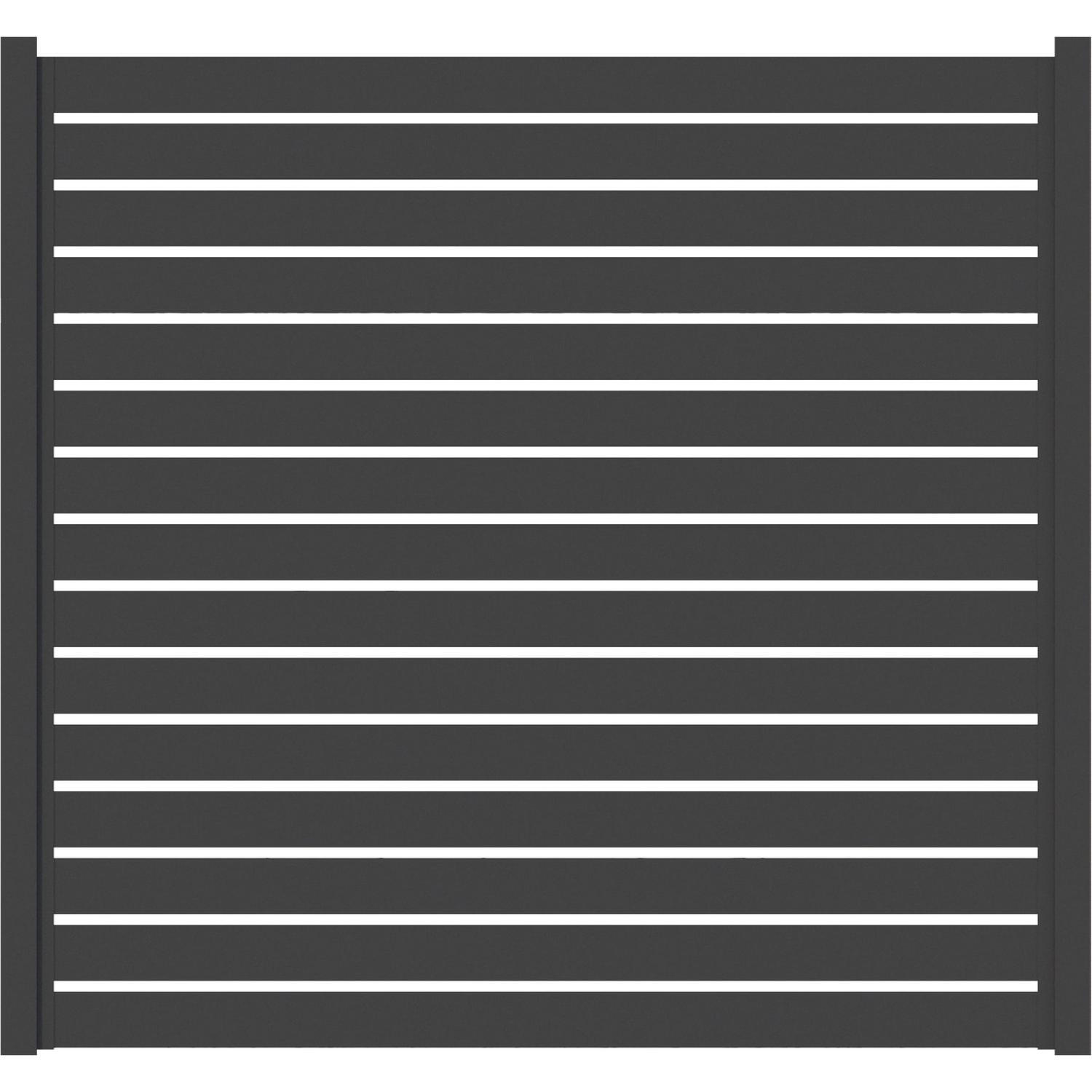 VistaWall Horizontal Slat Fence Panel