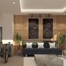 Pohutukawa Decorative Screen 900 x 1800mm WPC Black