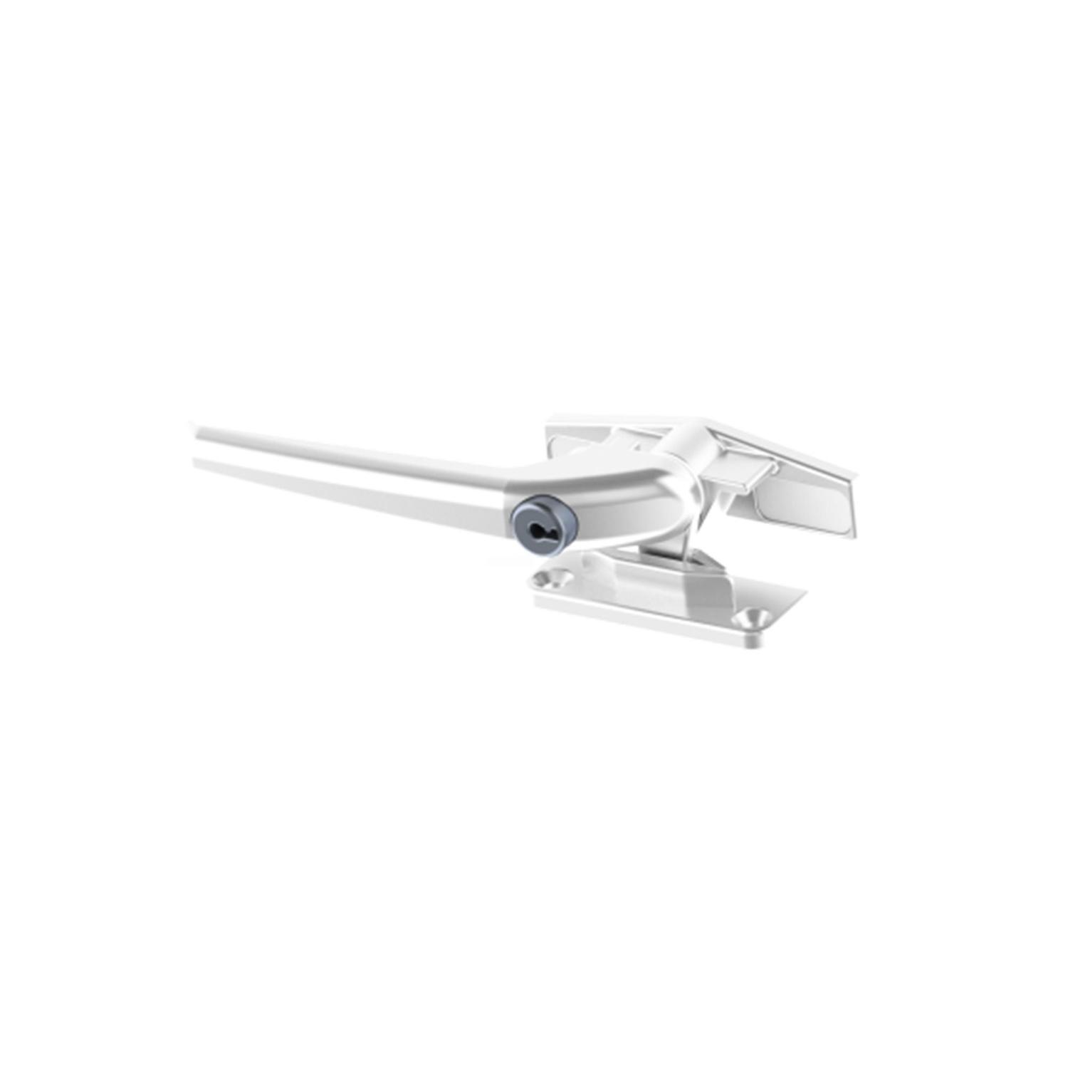 Window Handle Timber Locking Left-Hand Face Fix 107mm White