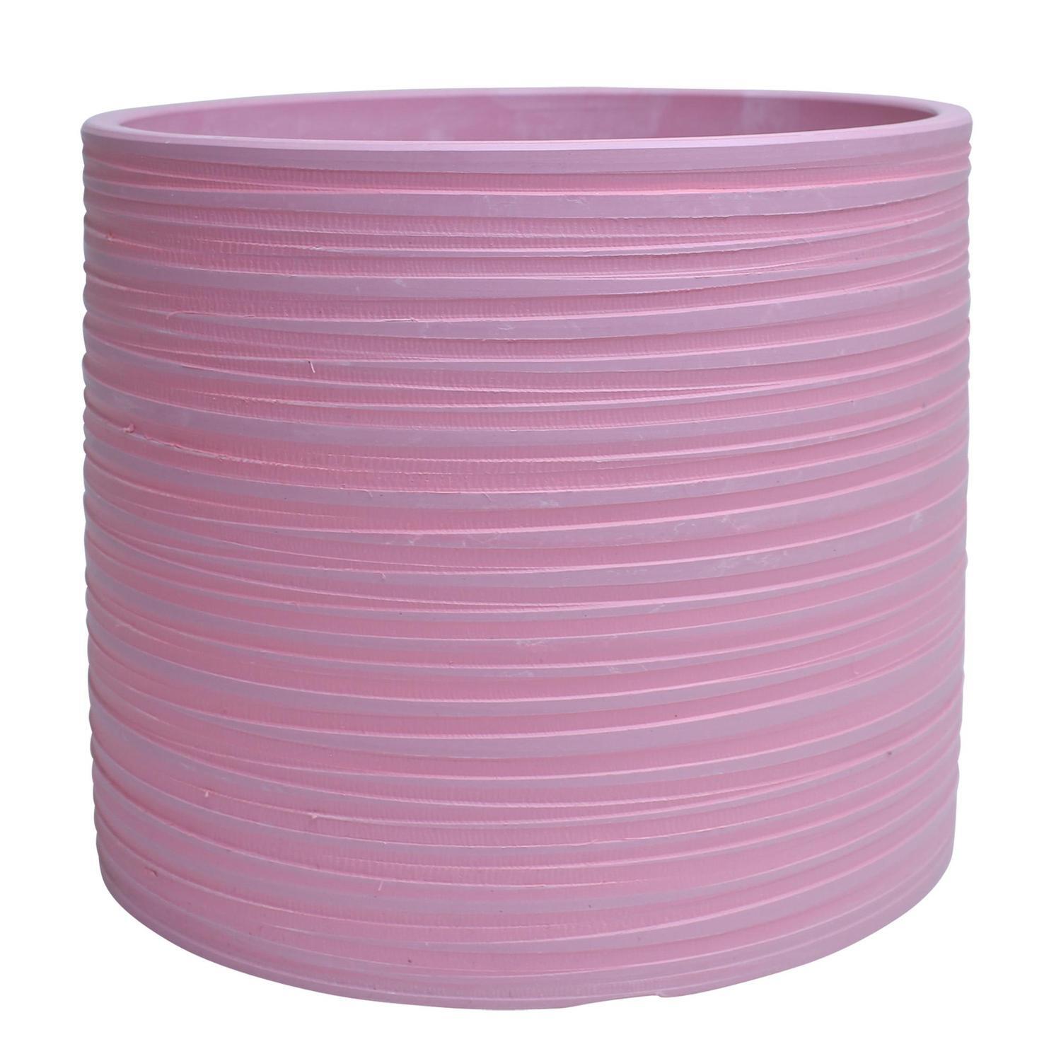 Indoor Stone Pot 12cm Pink