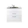 Laundry Tub Wide Drawers 900mm