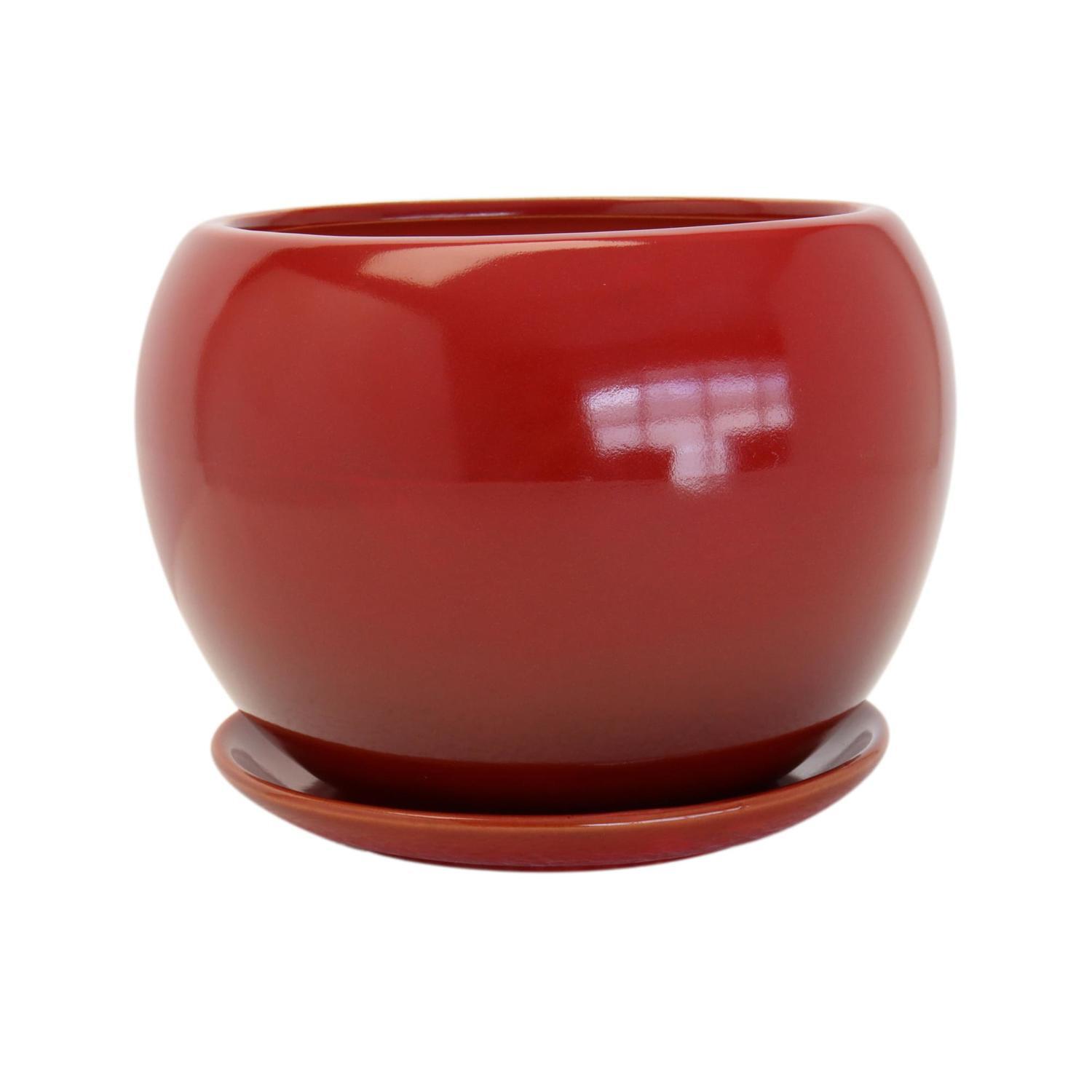 Glazed Indoor Pot