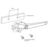 Window Handle Locking Wedgeless Right-Hand Face Fix 107mm Black