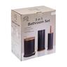 Bathroom Accessories  3 pack Charcoal