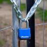 Weather Tough Excell Covered Laminated Steel Padlock With Boron Carbide Shackle