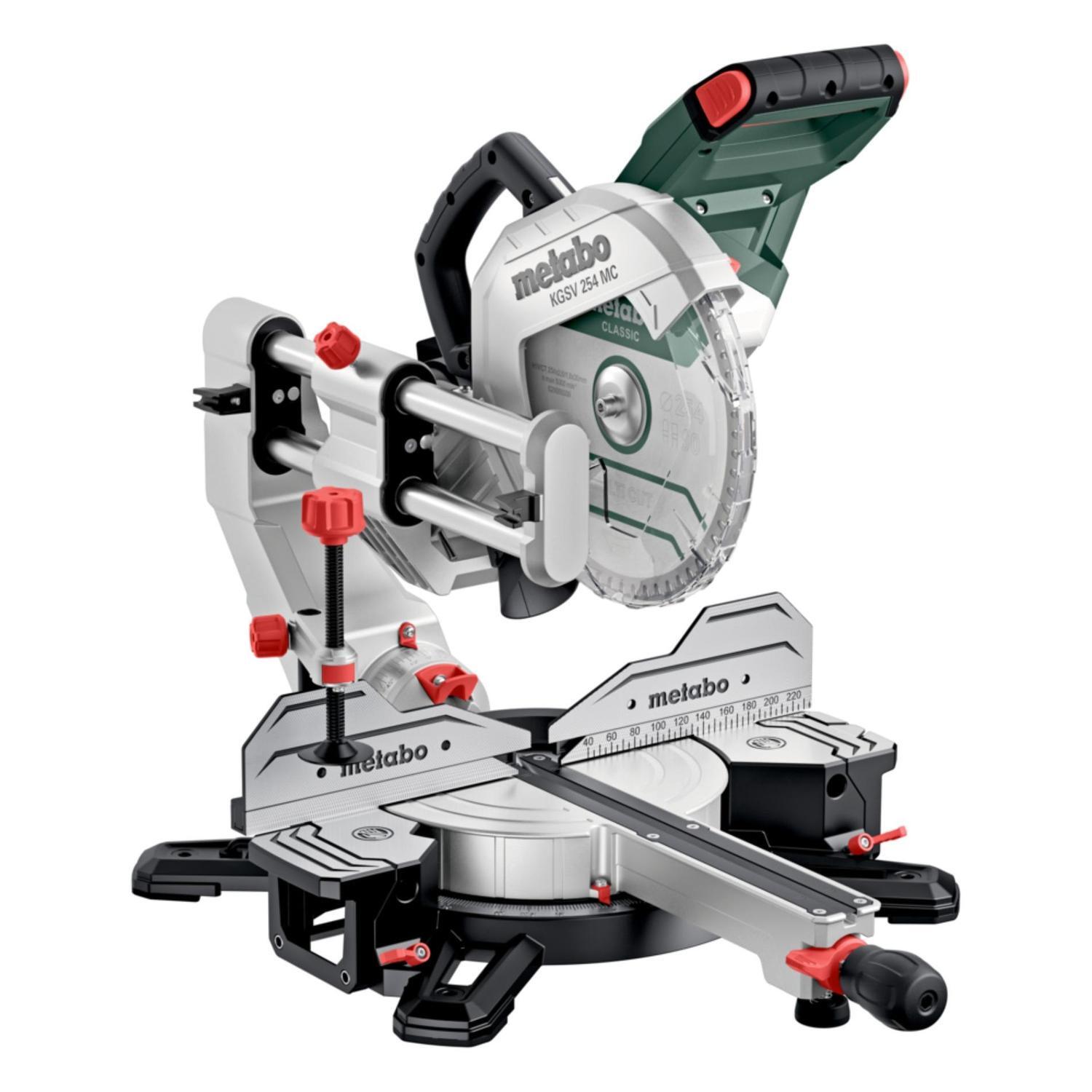 254mm Variable Speed Sliding Compound Mitre Saw 1800W