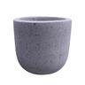 Egg Terrazzo Pot S Grey