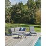 5-in-1 Multifunction Outdoor Corner Lounger with Ottoman