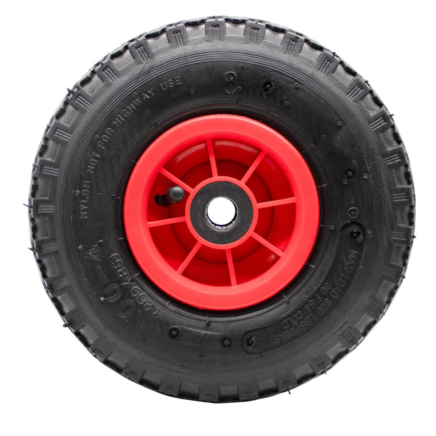 Pneumatic Wheel  3.00 x 4 Black