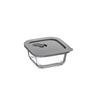 Square Container 0.3 litre Grey