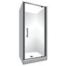 Stellar Gemini Alcove 3-Sided Shower Flat Wall