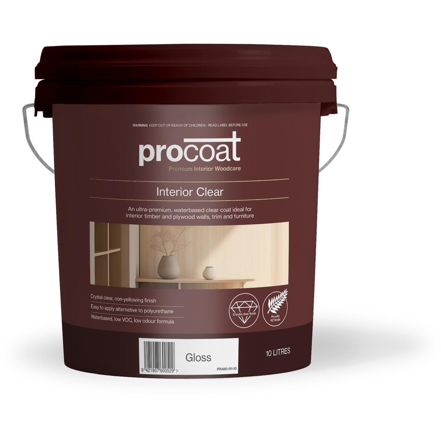 Premium Interior Clear Gloss 10 litre Clear