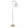 Glass Floor Lamp H: 17, Dia: 15cm Gold