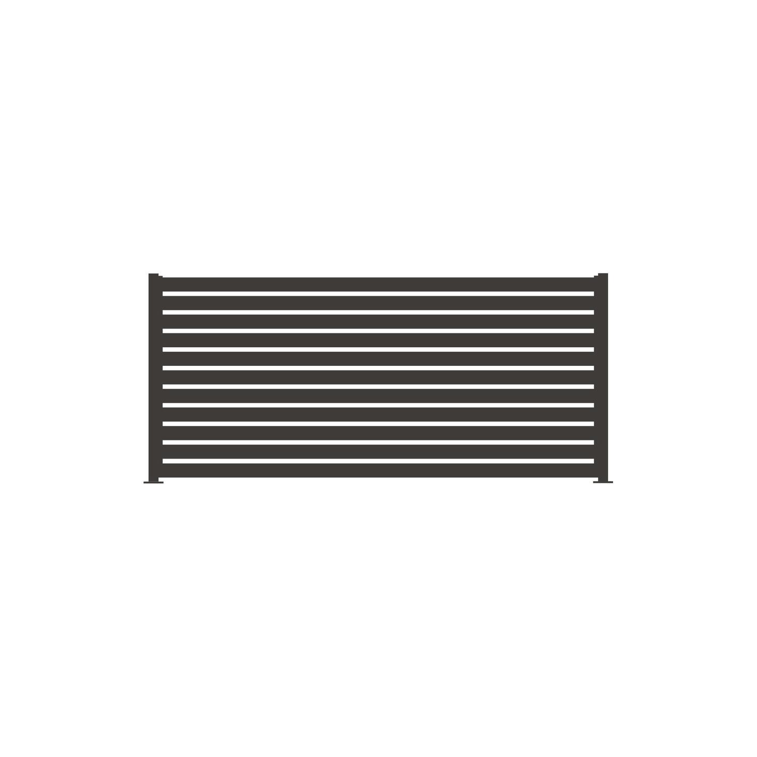 Fence Panel W: 2350mm H: 1200mm Ironsand