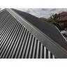 Double-Sided Corrugated Iron Sheet L: 3.0m L x W: 0.855m  Ironsand / Greyfriars