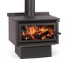 Mega Rad Base 21kW Wood Fire and ECO Flue Kit