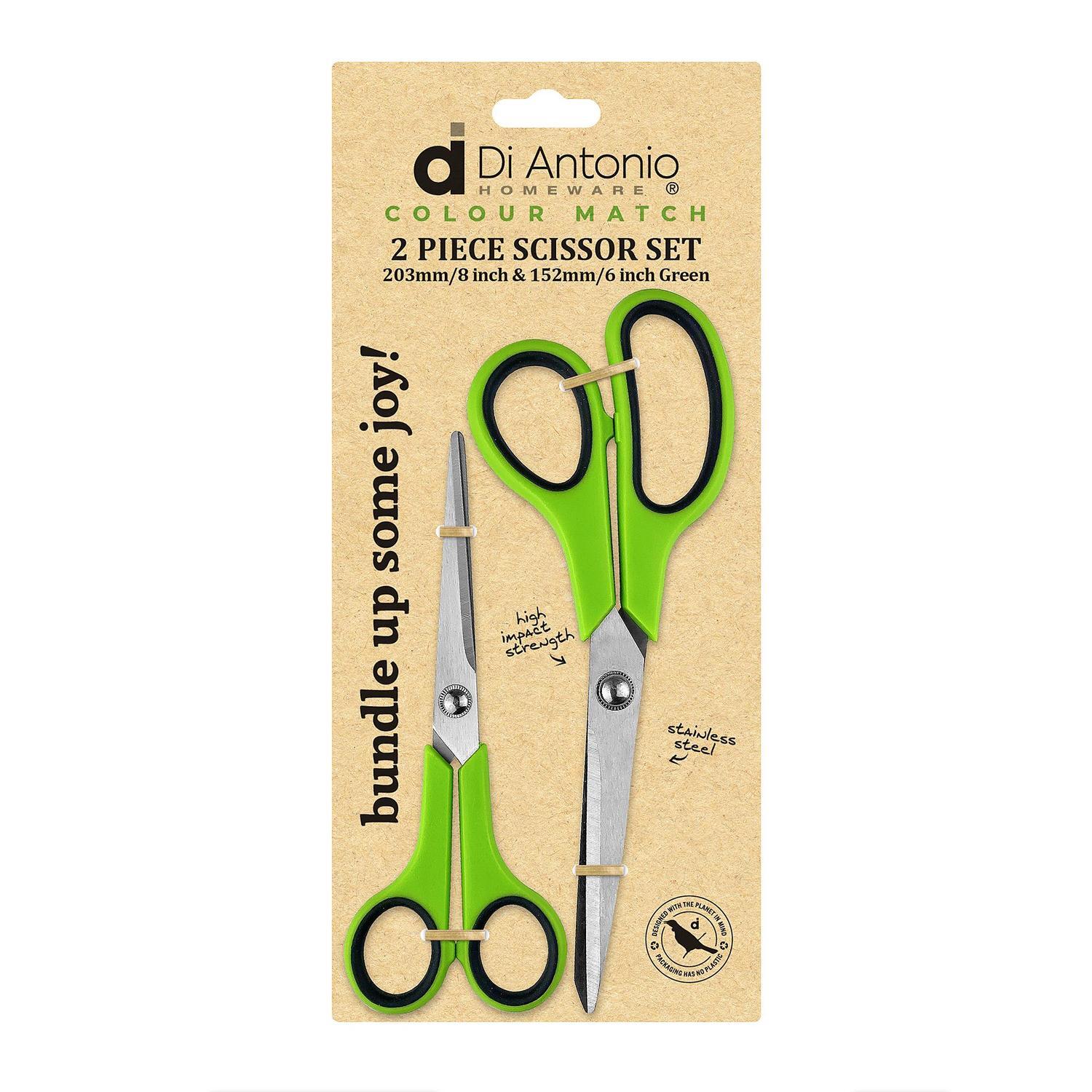 Scissor Set 2 Piece Green