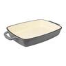 Rectangle Roaster 390x235mm Enamel Cast Iron Grey