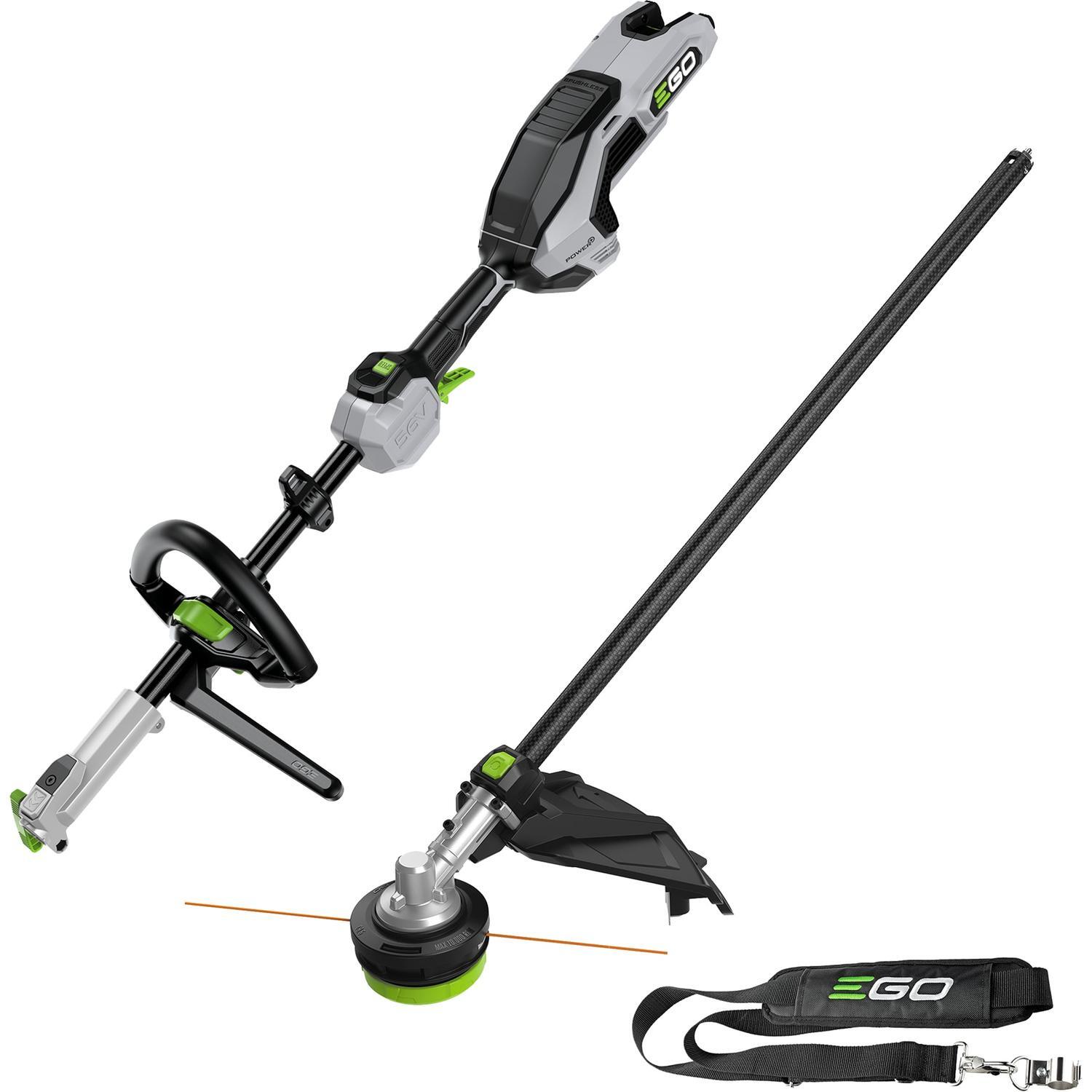 Brushless Multi-Tool Power Head with Carbon Fibre Shaft SET. Includes STA1600 PowerLoad™ Line Trimmer Attachment and Shoulder Strap 56 Volt