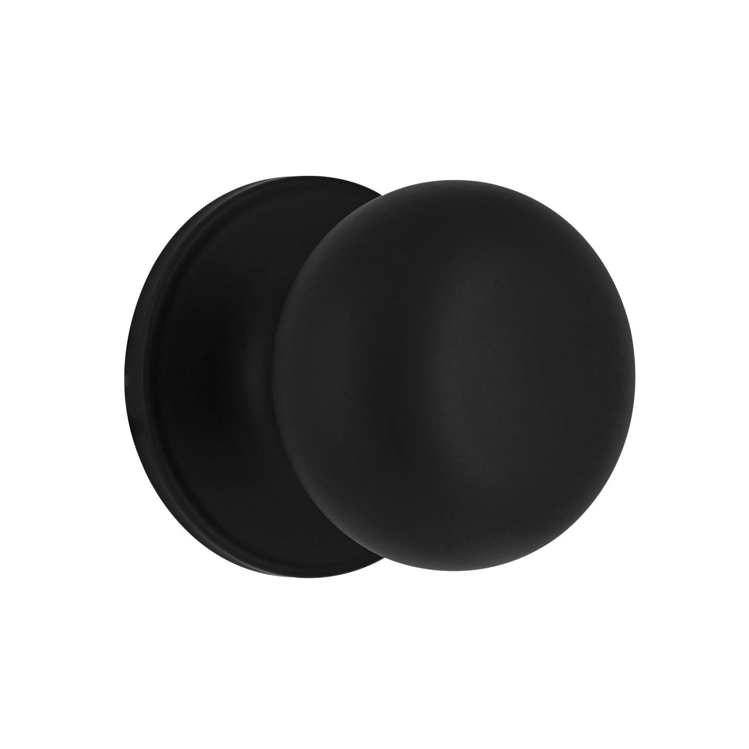 Passage Knob Set Matte Black